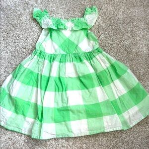Cat & Jack Mint and White Ruffle Dress